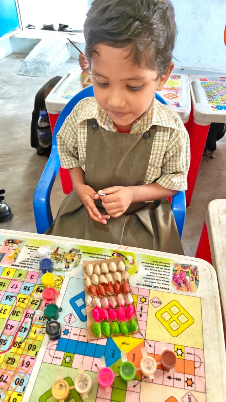 Child studying